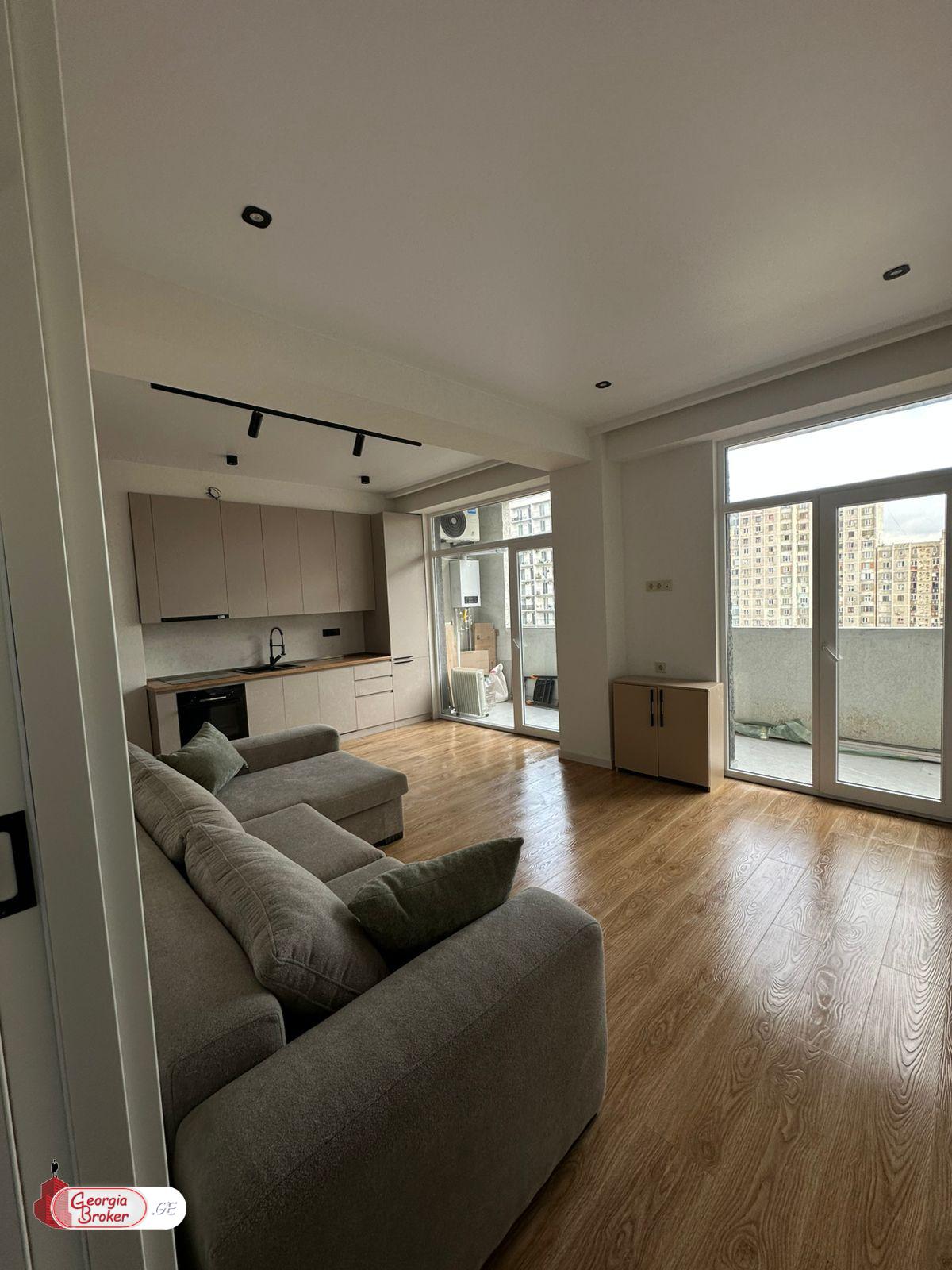 nearly repaired 3-room apartment for sale